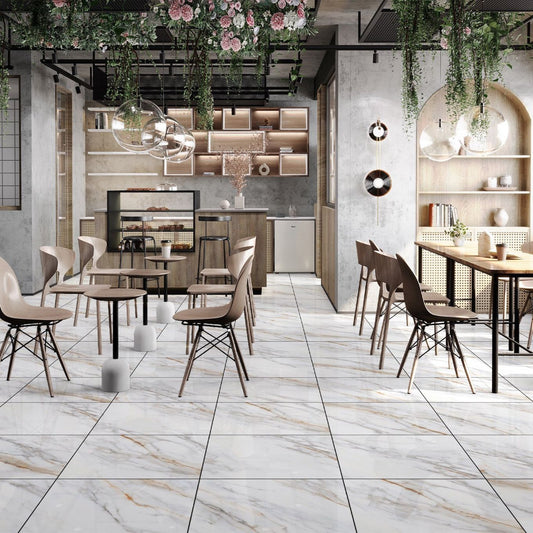 Stockholm Glenza Gloss Porcelain Tile 600x600mm