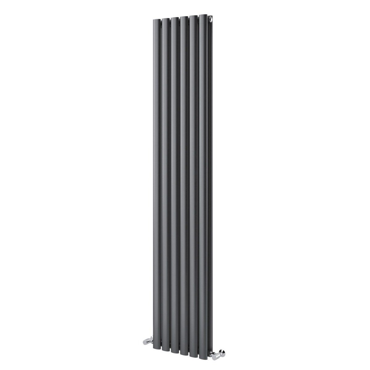 Islington Grey Double Vertical Radiator 1500x472mm