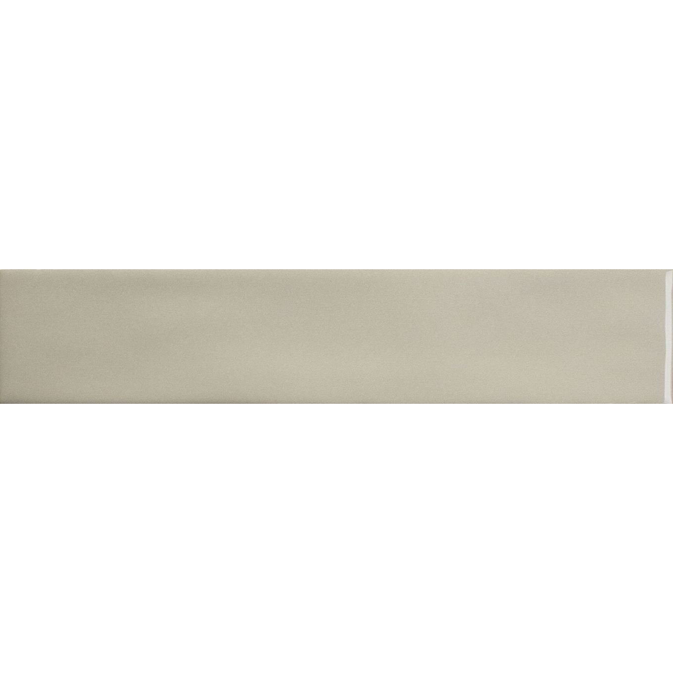 Domingo Beige Glossy Porcelain Brick Tile 50x250mm
