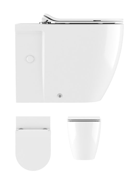 Kai X Back to Wall Toilet with Soft Close Seat