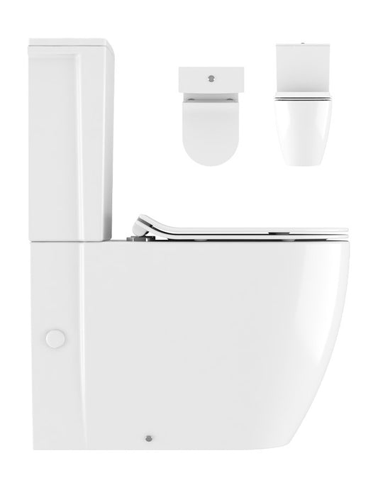 Kai X Compact Close Coupled Toilet with Cistern & Soft Close Seat