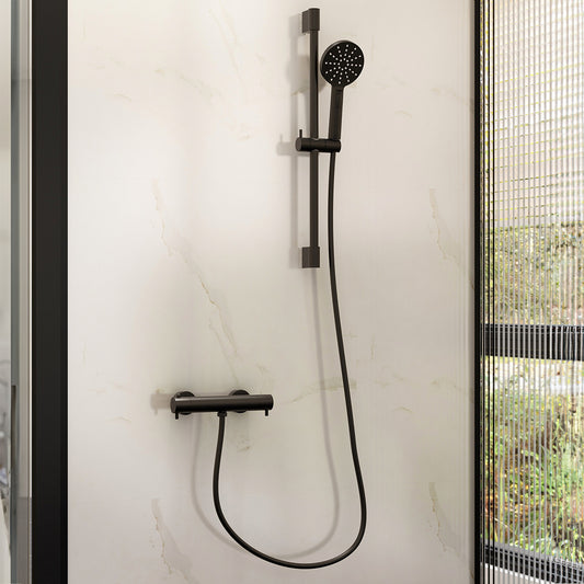 Design Matt Black Smooth Shower Hose 1.5m