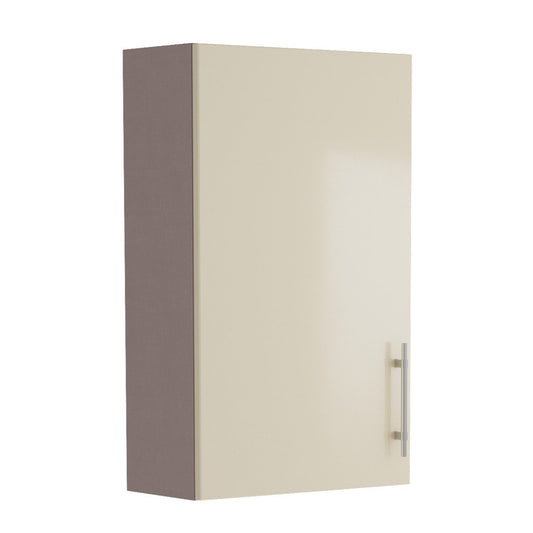 Surrey Mussel Gloss Single Door Fitted Furniture Cabinet 400mm