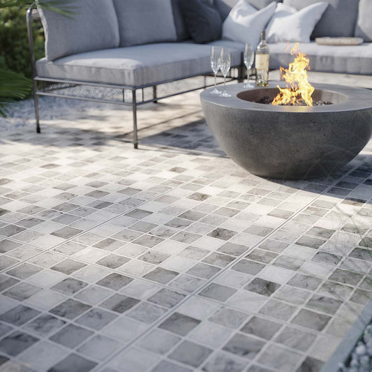 Cobble Matt Outdoor Porcelain Tile 610x610mm