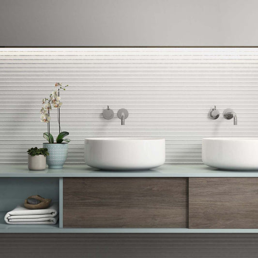 Carter Traffic Blanco Matt Ceramic Tile 900x300mm