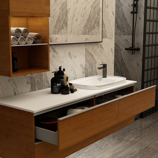 Liberty Quartz solid white 8mm thick worktop