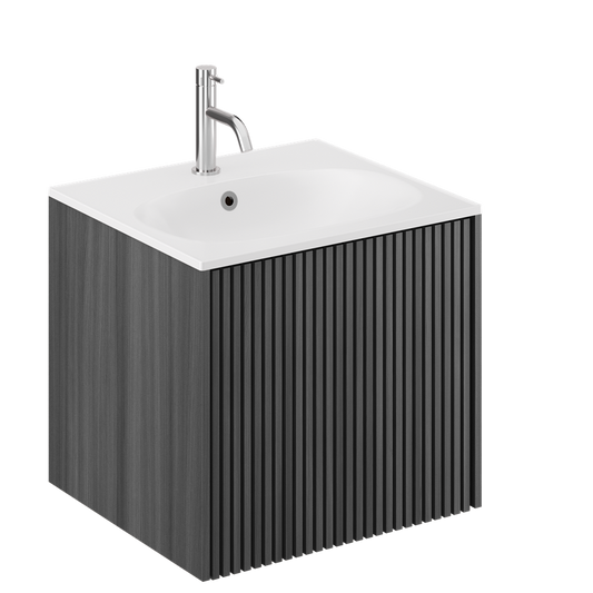 Limit 500 Single Drawer Unit with Matt White Basin