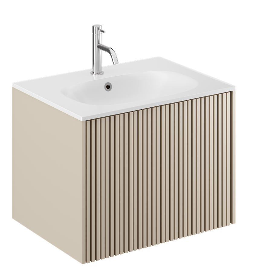 Limit 600 Single Drawer Unit with Cast Mineral Marble Basin