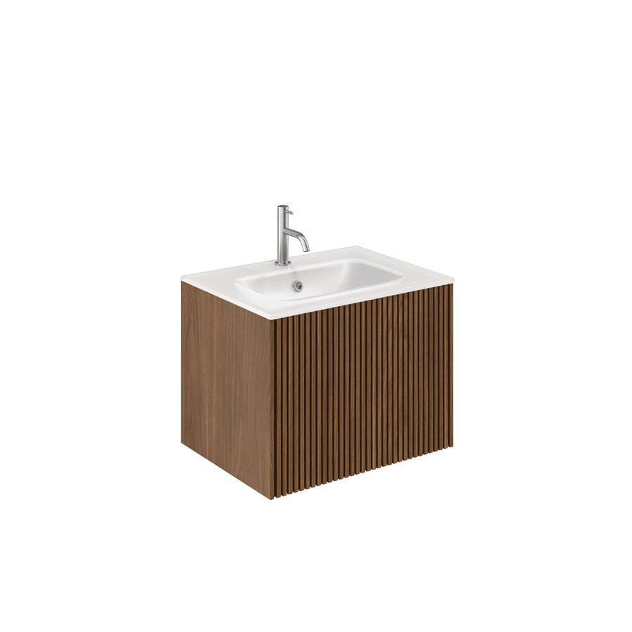 Limit 600 Single Drawer Unit with Ice White Basin