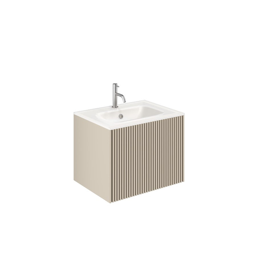 Limit 700 Single Drawer Unit with Ice White Basin