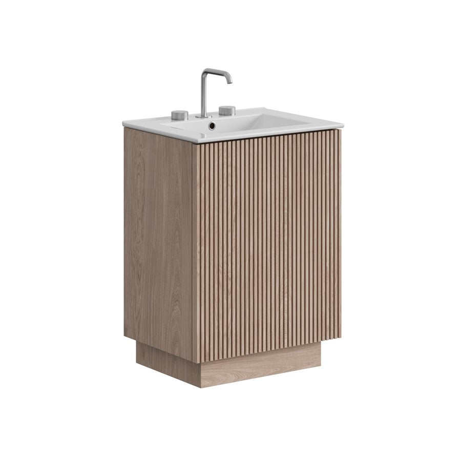 Limit 600mm Floorstanding Door Unit with Ceramic Basin