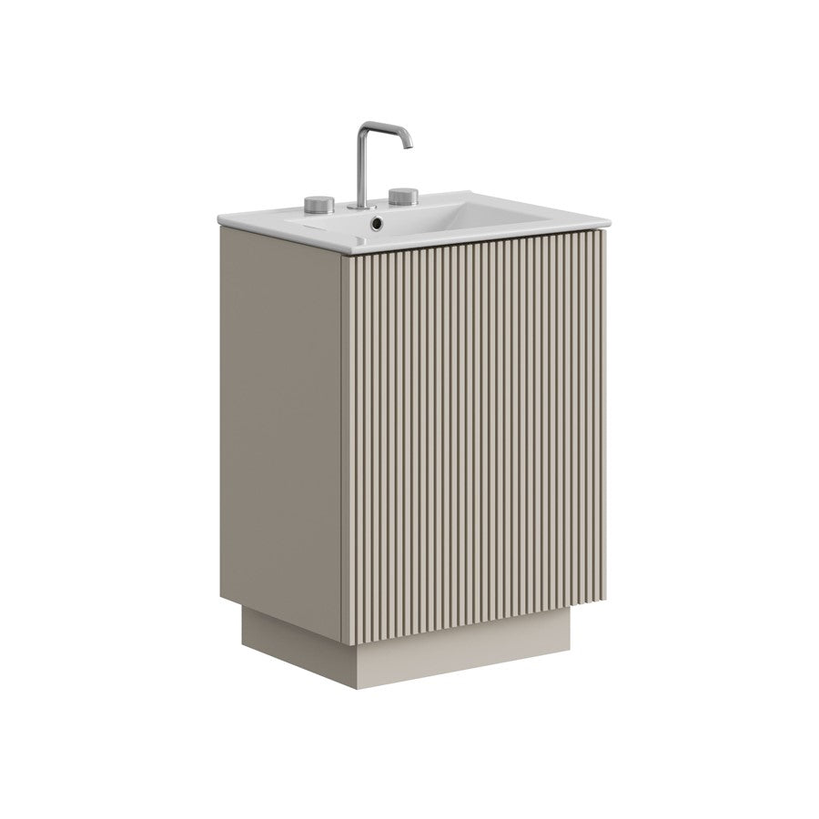 Limit 600mm Floorstanding Door Unit with Ceramic Basin