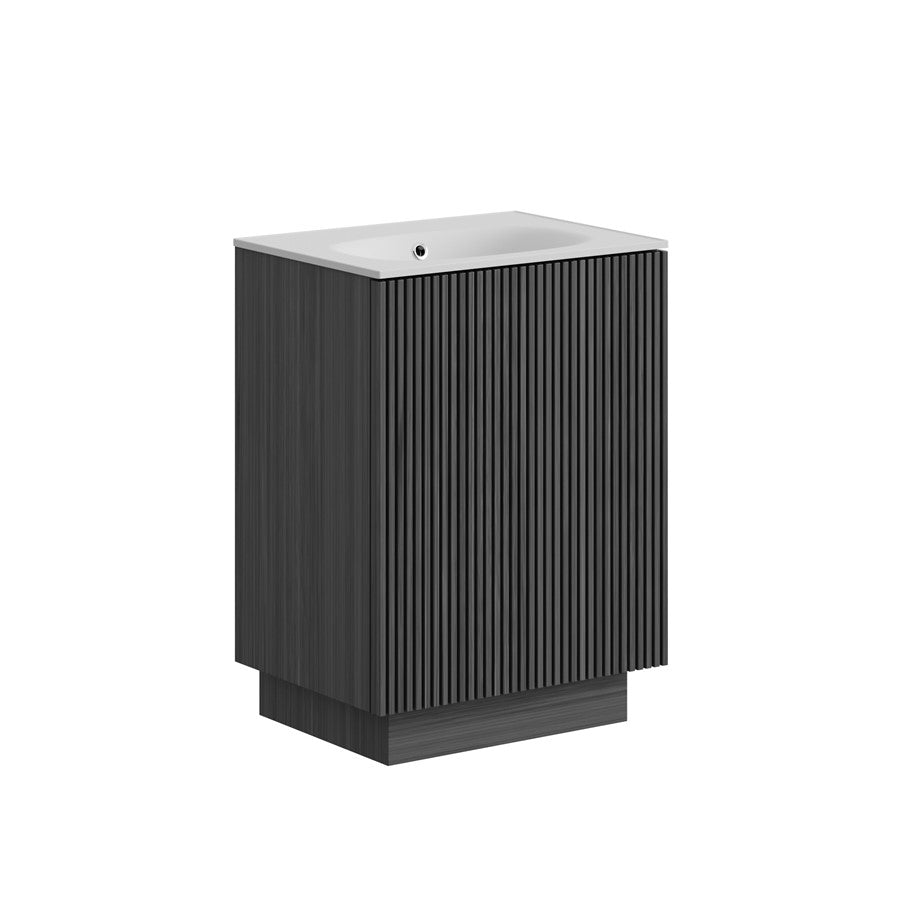 Limit 600mm Floorstanding Door Unit with Matt White Furniture Basin