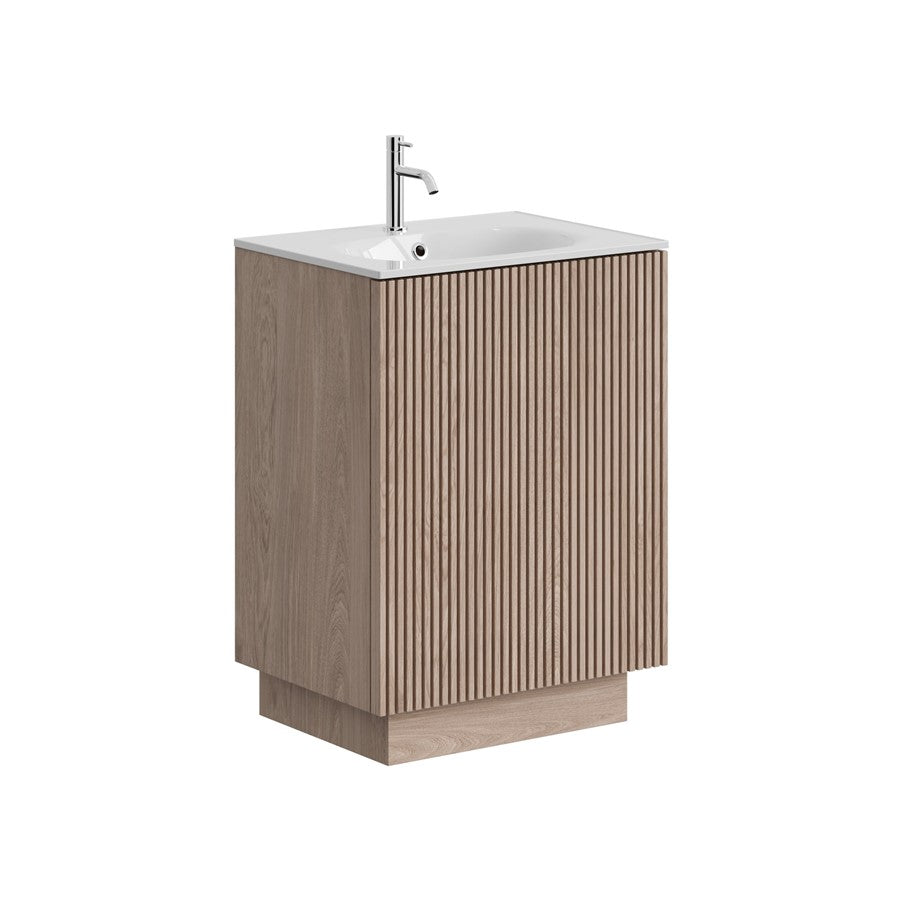 Limit 600mm Floorstanding Door Unit with Cast Mineral Marble Basin