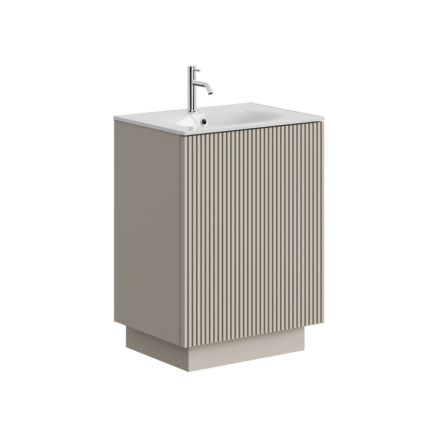 Limit 600mm Floorstanding Door Unit with Cast Mineral Marble Basin