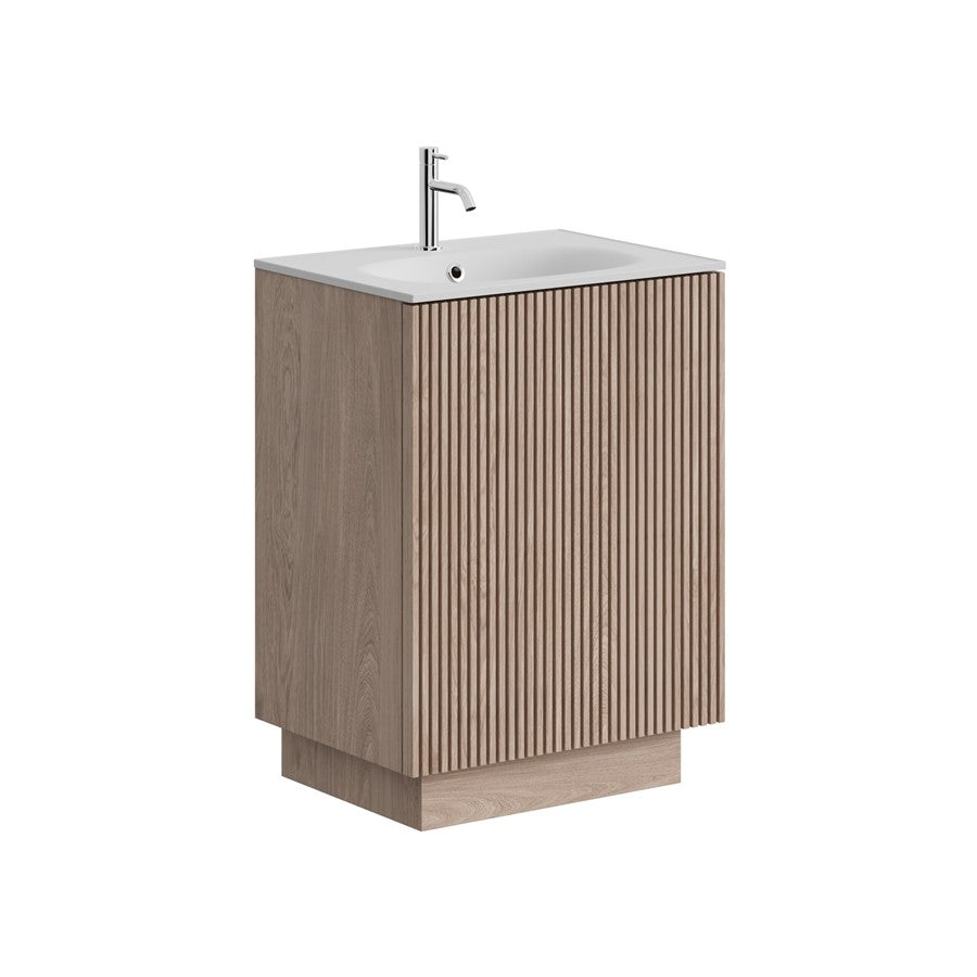 Limit 600mm Floorstanding Door Unit with Matt White Furniture Basin