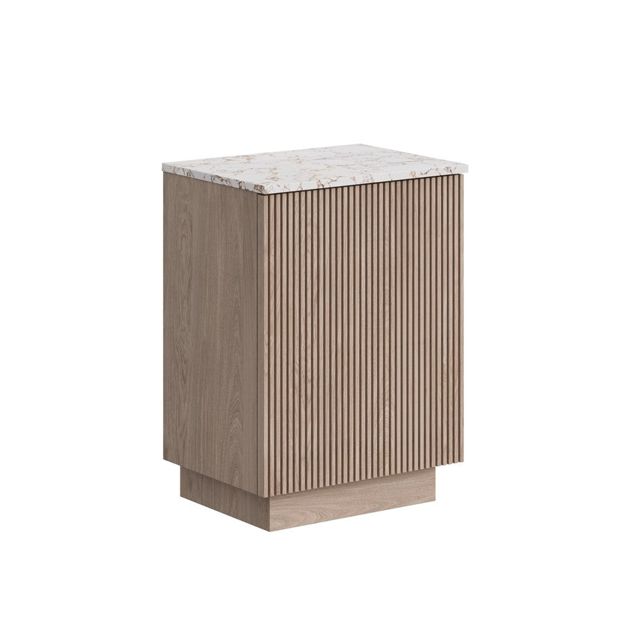 Limit 600mm Floorstanding Door Unit with Gold Estatuario Worktop