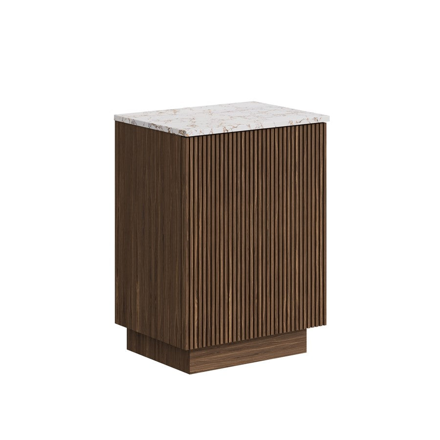 Limit 600mm Floorstanding Door Unit with Gold Estatuario Worktop