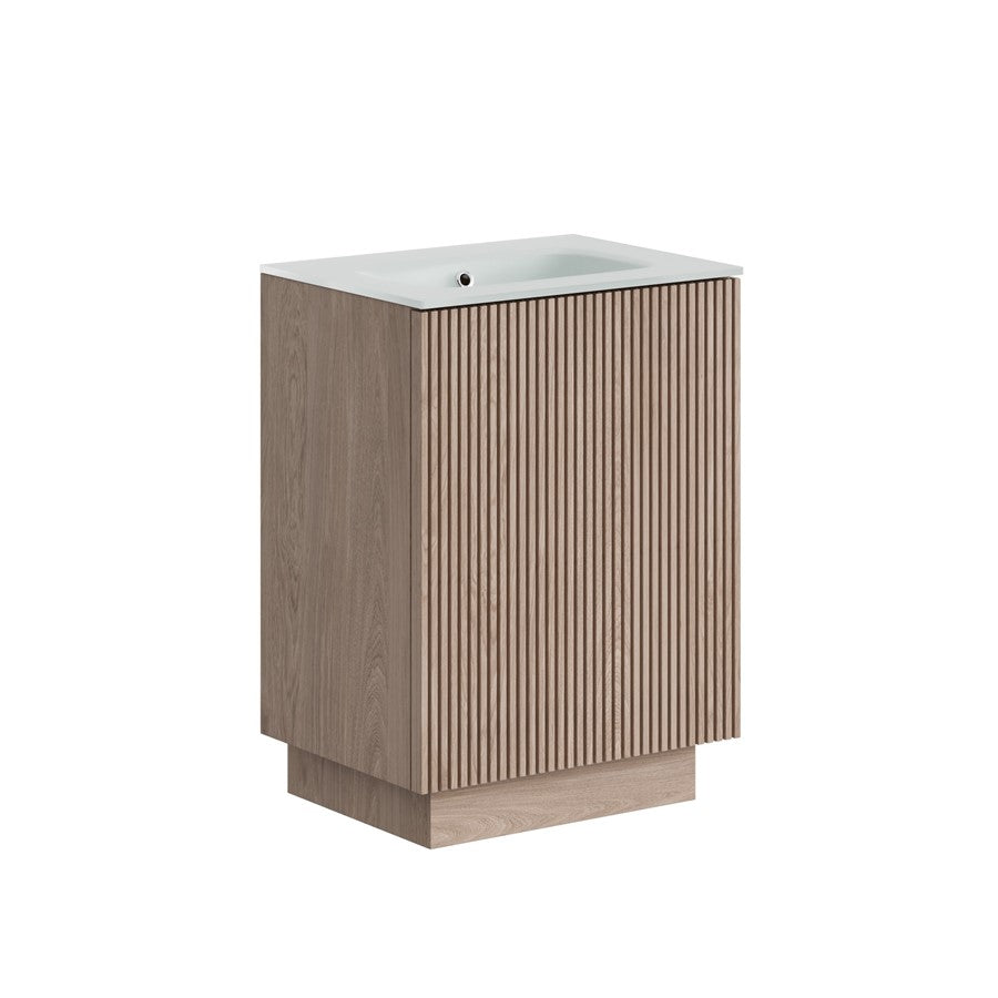 Limit 600mm Floorstanding Door Unit with Glass Basin