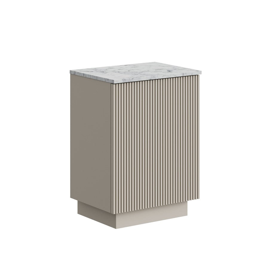 Limit 600mm Floorstanding Door Unit with Carrara Marble Worktop