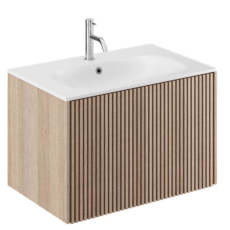 Limit 700 Single Drawer Unit with Cast Mineral Marble Basin