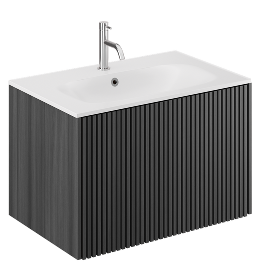 Limit 700 Single Drawer Unit with Matt White Basin