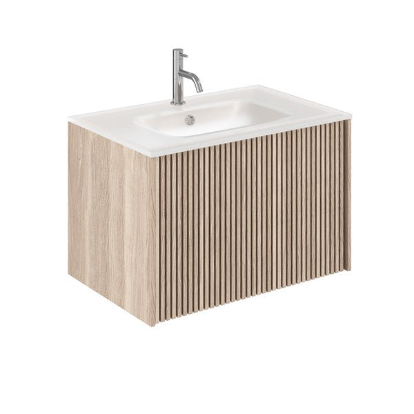 Limit 700 Single Drawer Unit with Ice White Basin