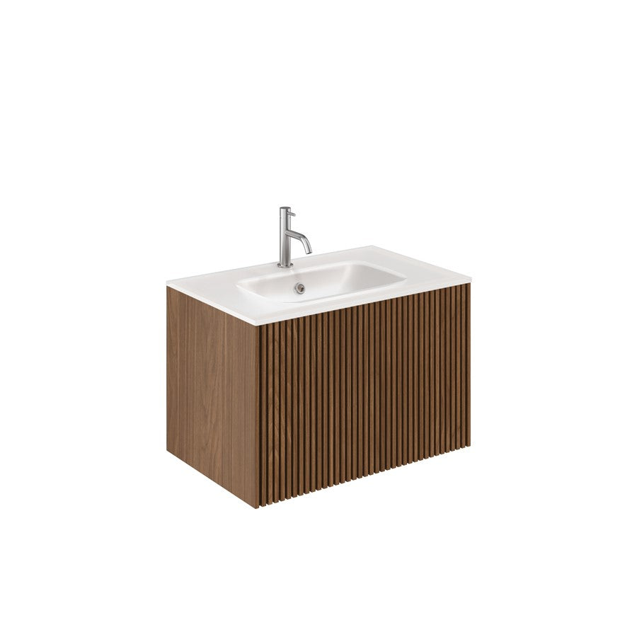 Limit 700 Single Drawer Unit with Ice White Basin