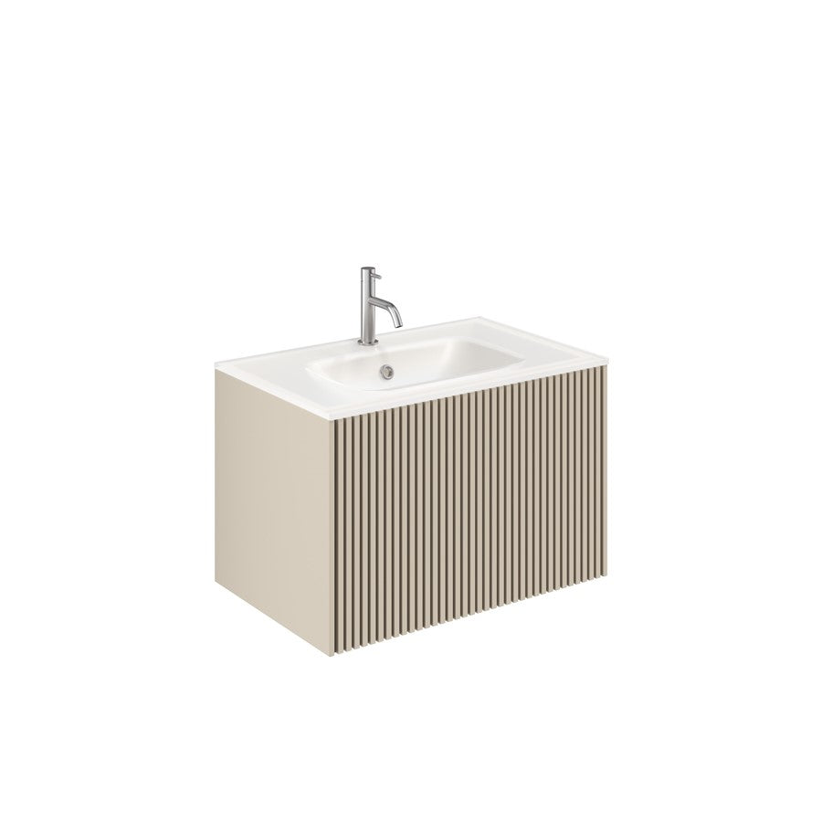 Limit 700 Single Drawer Unit with Ice White Basin
