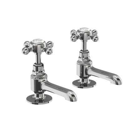 Stafford Long Nose Basin Pillar Taps (including the handles)