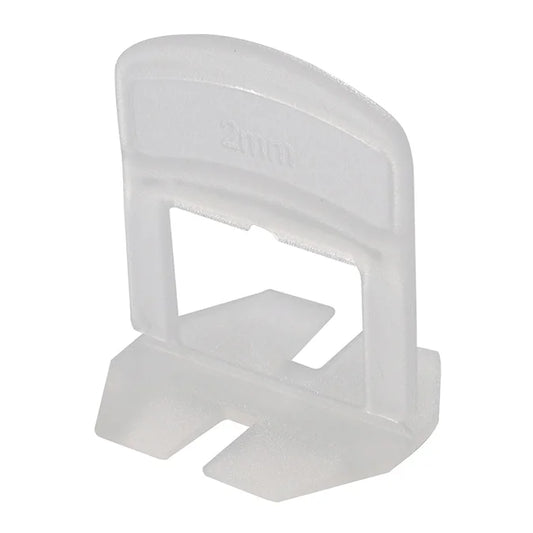 Levelling Clips 2mm White part (Pack of 250)
