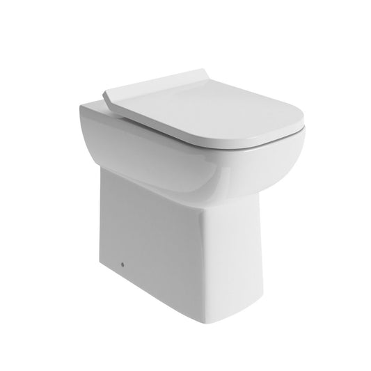 Alfrick Back To Wall Toilet with Soft Close Slim Seat