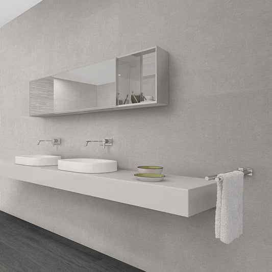 Arago Light Grey Matt Ceramic Tile 400x1200mm