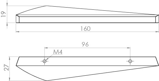 Saneux TOKYO Handle Collection - Various Sizes - Matte Black - 96mm & 192mm & 320mm Centres