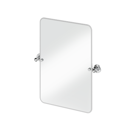 Rectangular Mirror with Fixings
