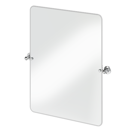 Rectangular Mirror with Fixings