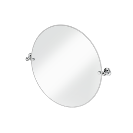Round Mirror with Fixings