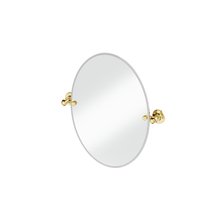 Oval Mirror with Fixings