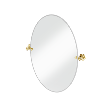 Oval Mirror with Fixings