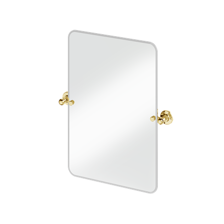 Rectangular Mirror with Fixings