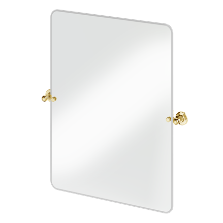 Rectangular Mirror with Fixings