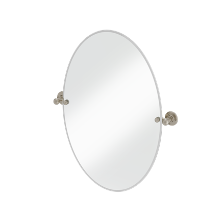 Oval Mirror with Fixings
