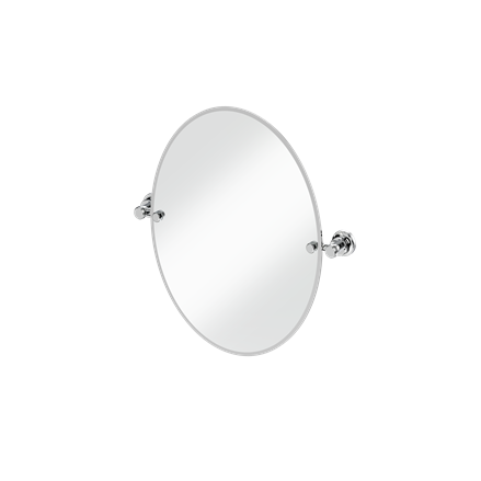 Oval Mirror with Fixings