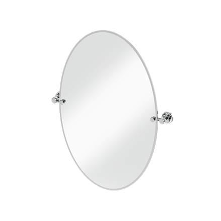 Oval Mirror with Fixings
