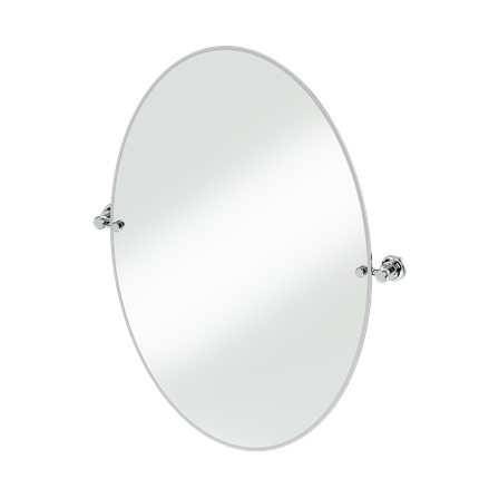 Oval Mirror with Fixings