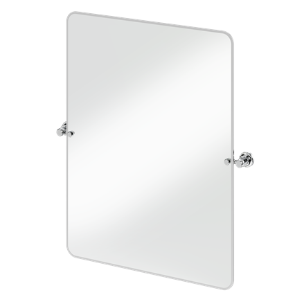 Rectangular Mirror with Fixings