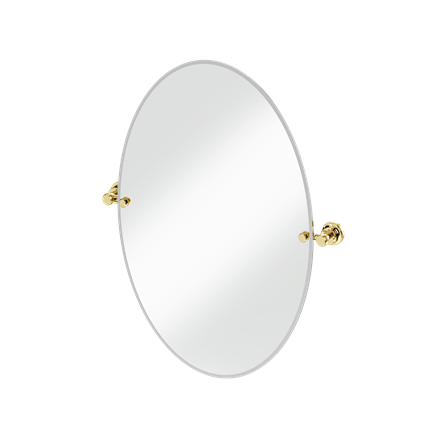 Oval Mirror with Fixings