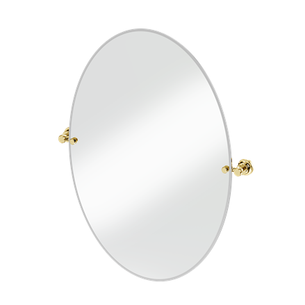 Oval Mirror with Fixings