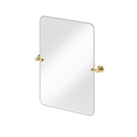 Rectangular Mirror with Fixings