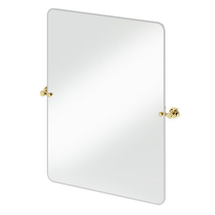 Rectangular Mirror with Fixings